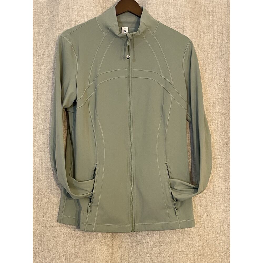 Lululemon Sz 12 Define Jacket Green Foliage Willow Wasabi ~ Luon!